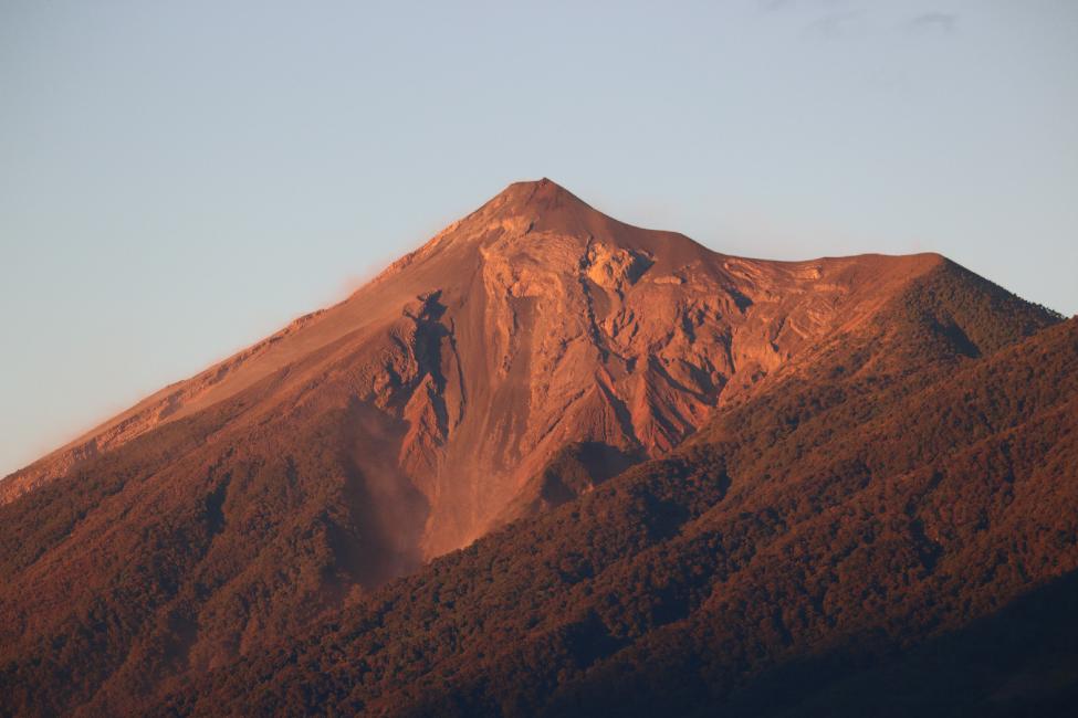 Le volcan, depuis Ciudad Vieja