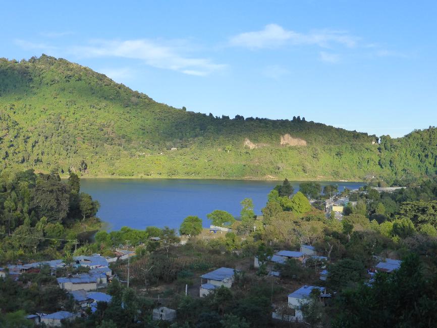 Laguna de Calderas, au soleil couchant