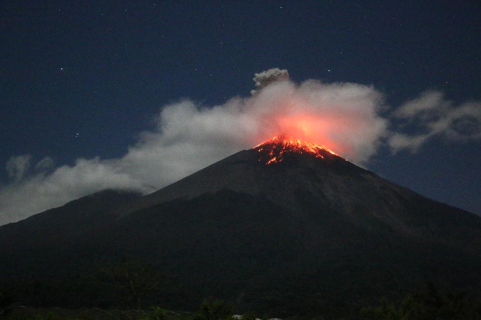 Explosion sur le Fuego