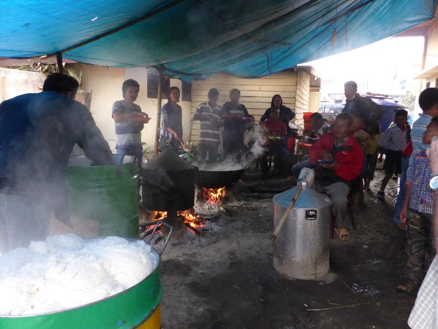 Le camp de réfugiés de Berastagi