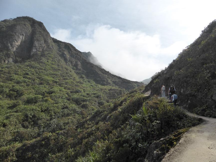 Le chemin est souvent très bien aménagé