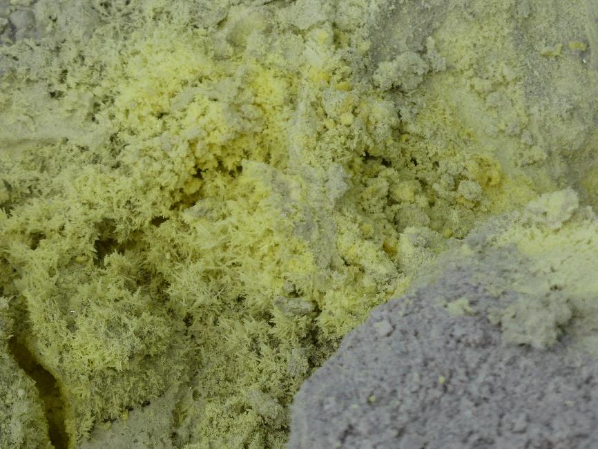 Concrétions de soufre