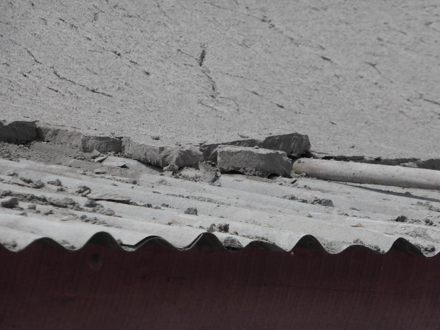 Ce n'est pas de la cendre mais du ciment