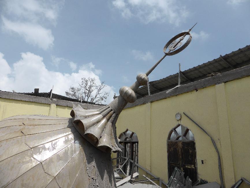 La cour de la mosquée