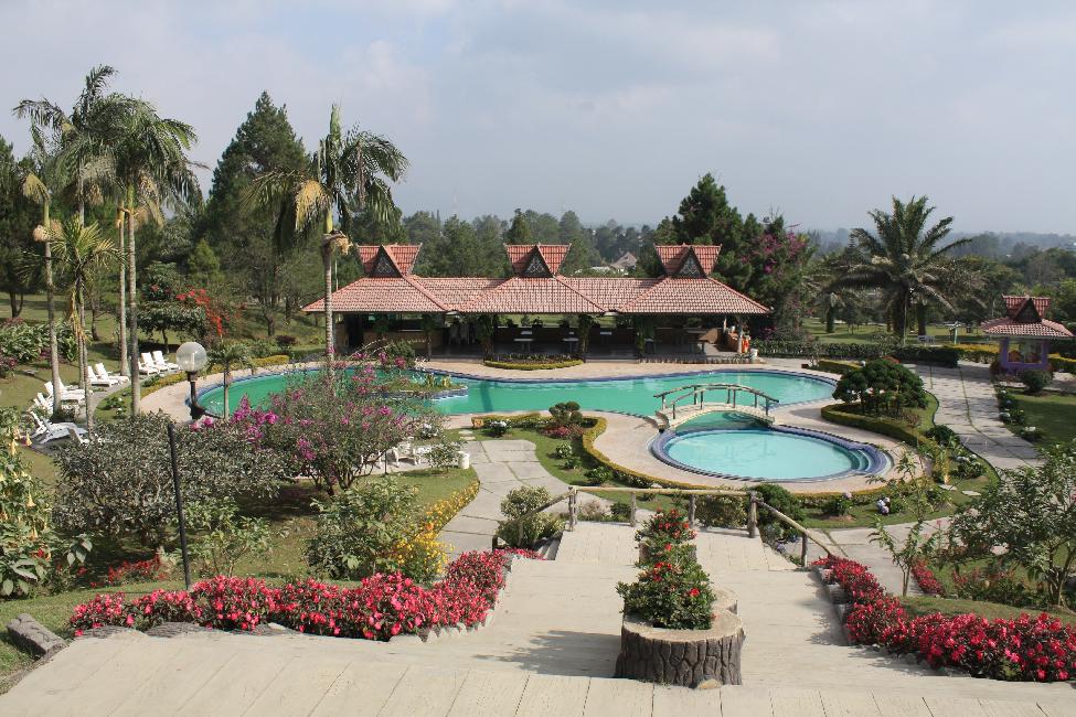 Notre hôtel, à Berastagi