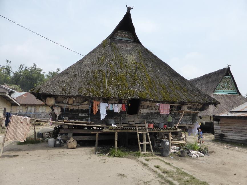 Maison batak, à Dokan