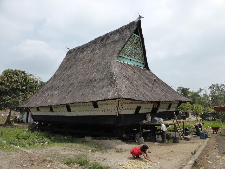 Maison batak, à Dokan