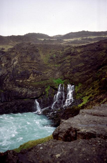 Cascade d'Aldeyjarfoss 