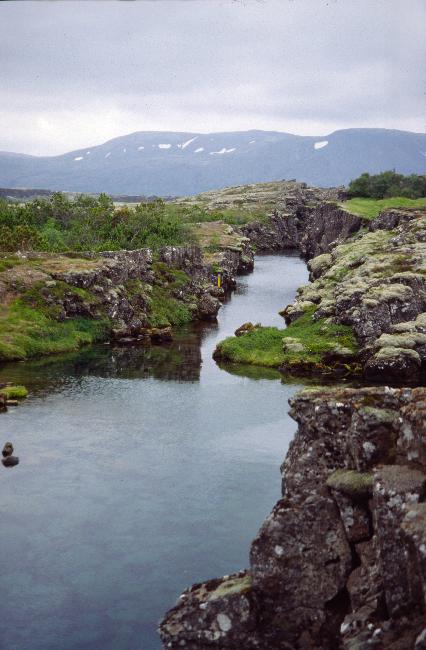 Fissure de séparation entre l'Europe et l'Amérique