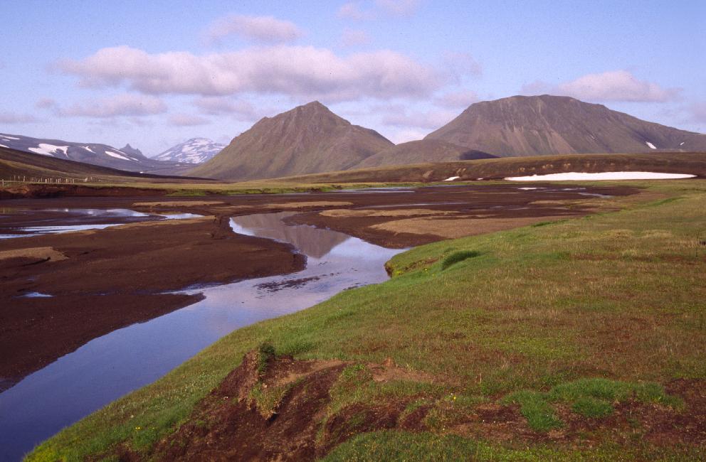 Premier campement au pied de l'Hekla 