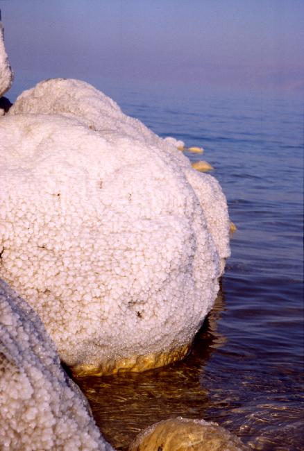 Cristallisation sur un rocher