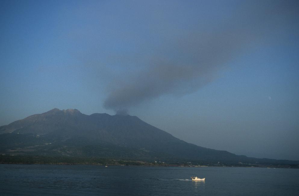 Panache de cendres, en fin de soirée