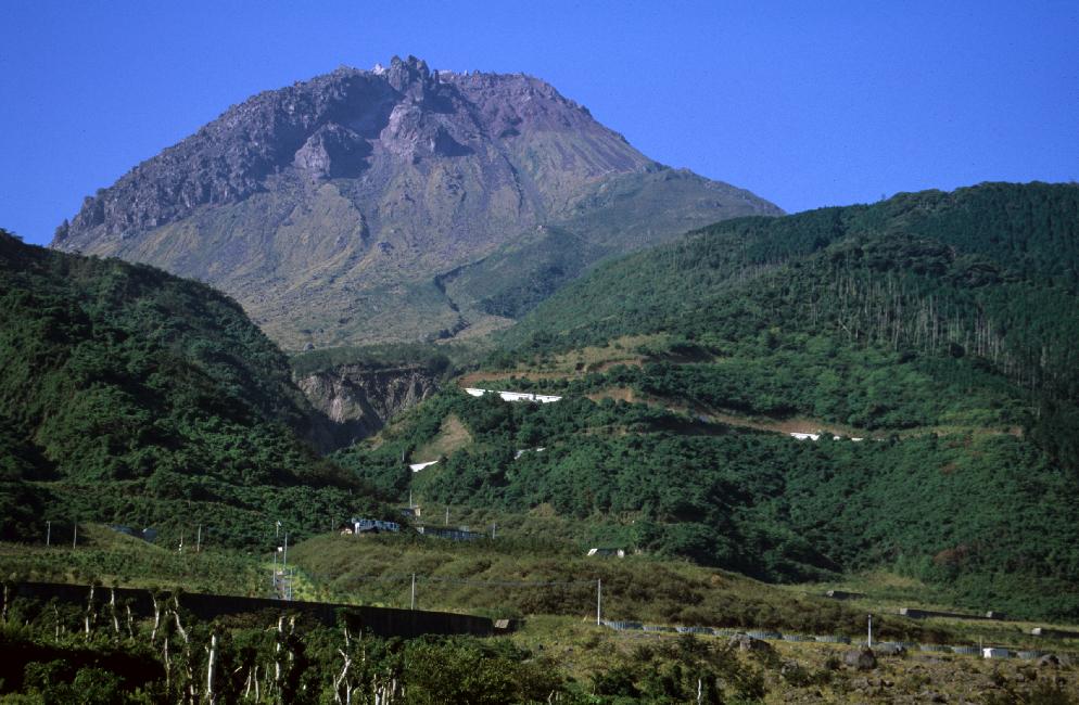 Vue vers le Fugen Dake