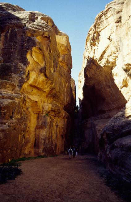 Le Siq El Bared, canyon d'accès à Petite Pétra