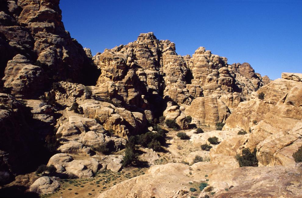 Notre hôtesse pour le thé et sa fille, dans un campement à proximité du site de Beidha