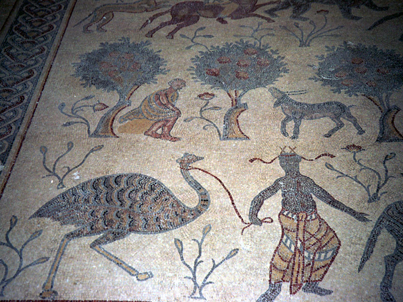 De superbes mosaïques de l'an 531 ornent les ruines du monastère