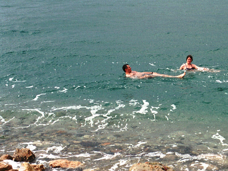 Dire que certains n'ont même pas tenté la baignade dans la mer Morte....