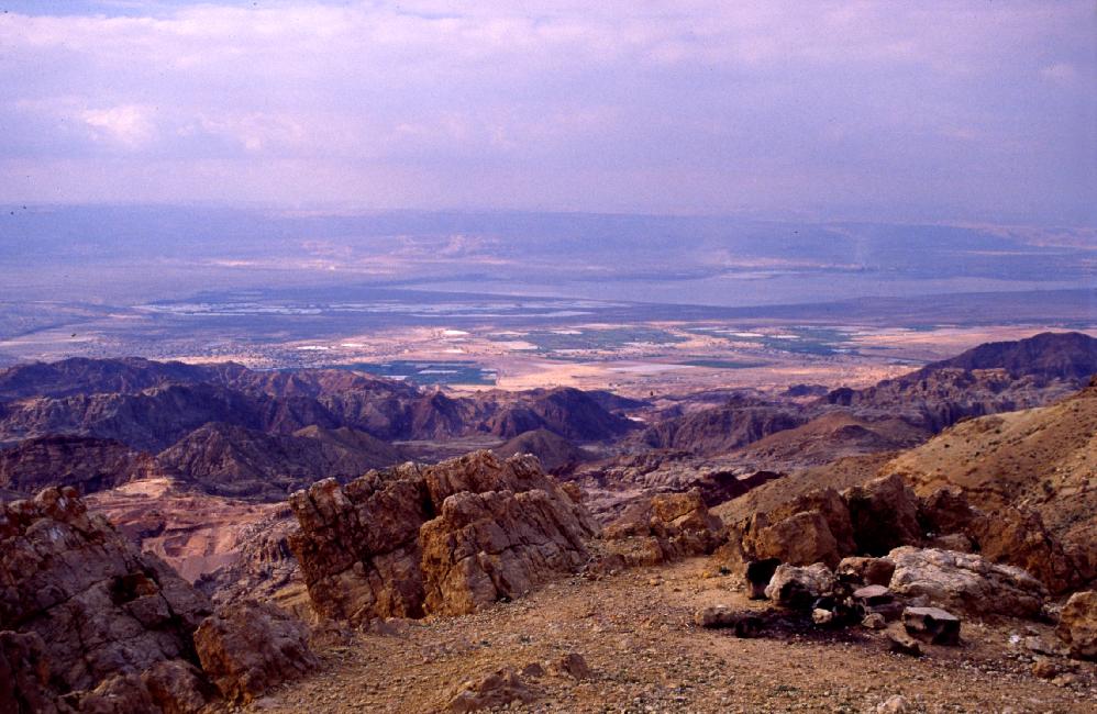 Arrêt avec vue sur la Mer Morte
