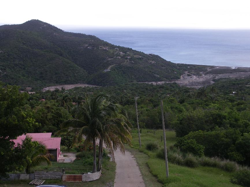 Vue vers l'embouchure de la Belham, depuis l'observatoire