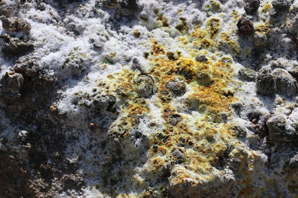 Concrétions de soufre