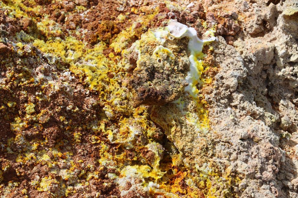 Concrétions de soufre