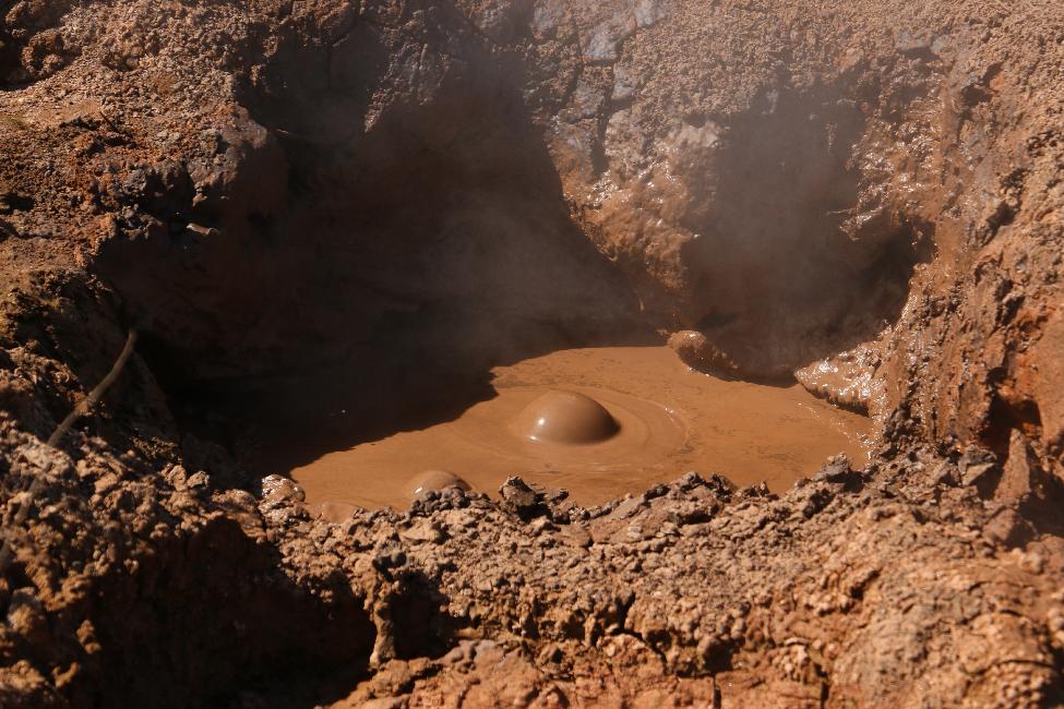 Leon et les fumerolles de San Jacinto