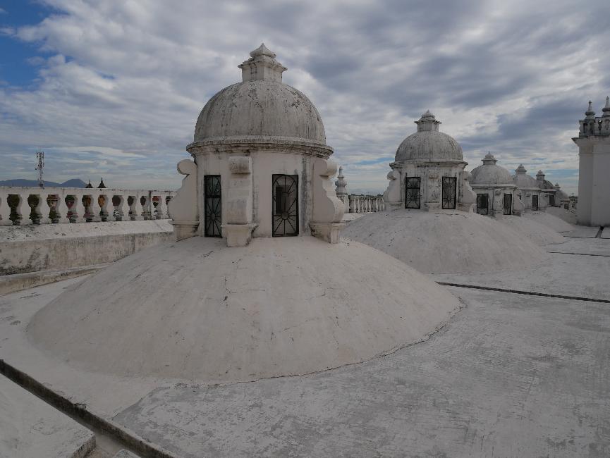Sur le toit de la cathédrale