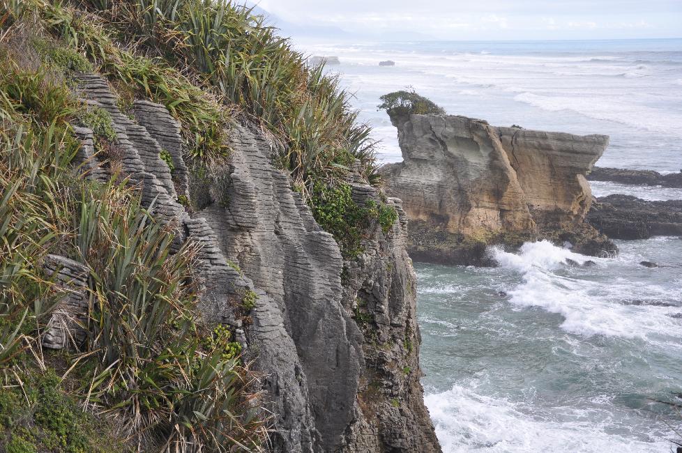 Punakaiki ; pan cake rocks