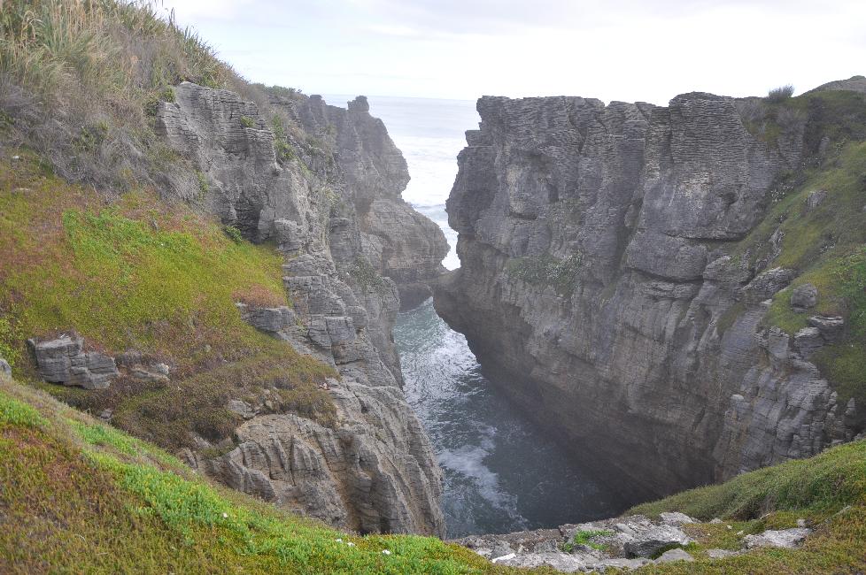 Punakaiki ; pan cake rocks