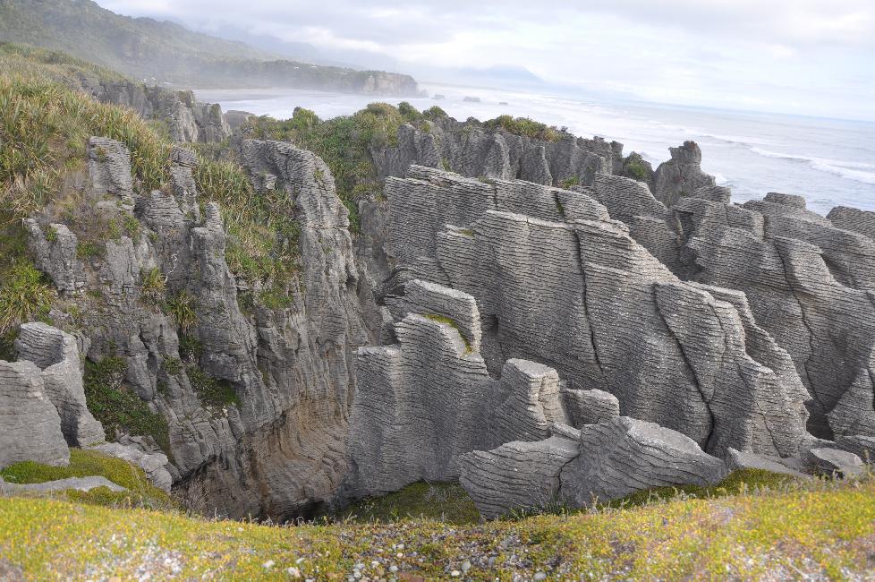 Punakaiki ; pan cake rocks