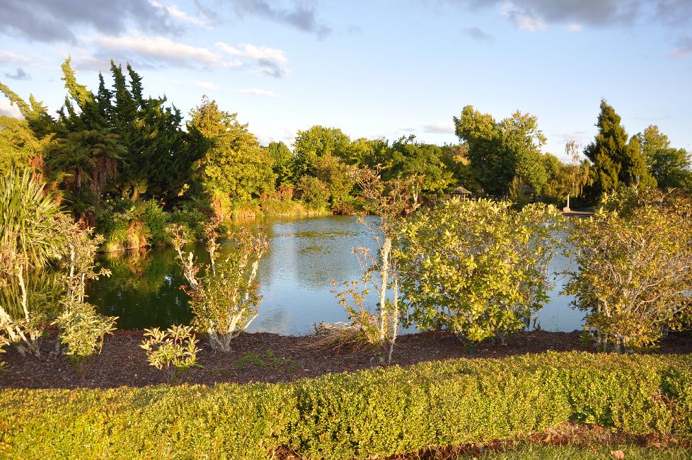 Rotorua ; lac du jardin public