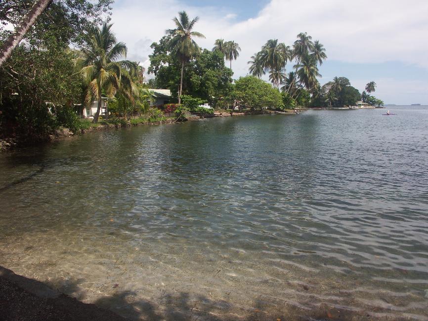 Vue sur la baie de Madang