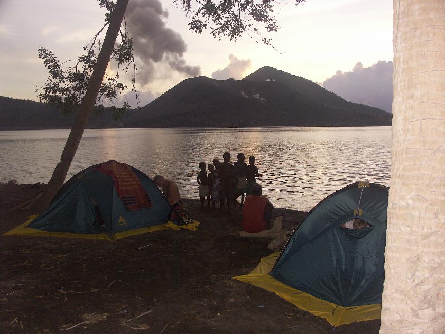 Vue sur notre campement