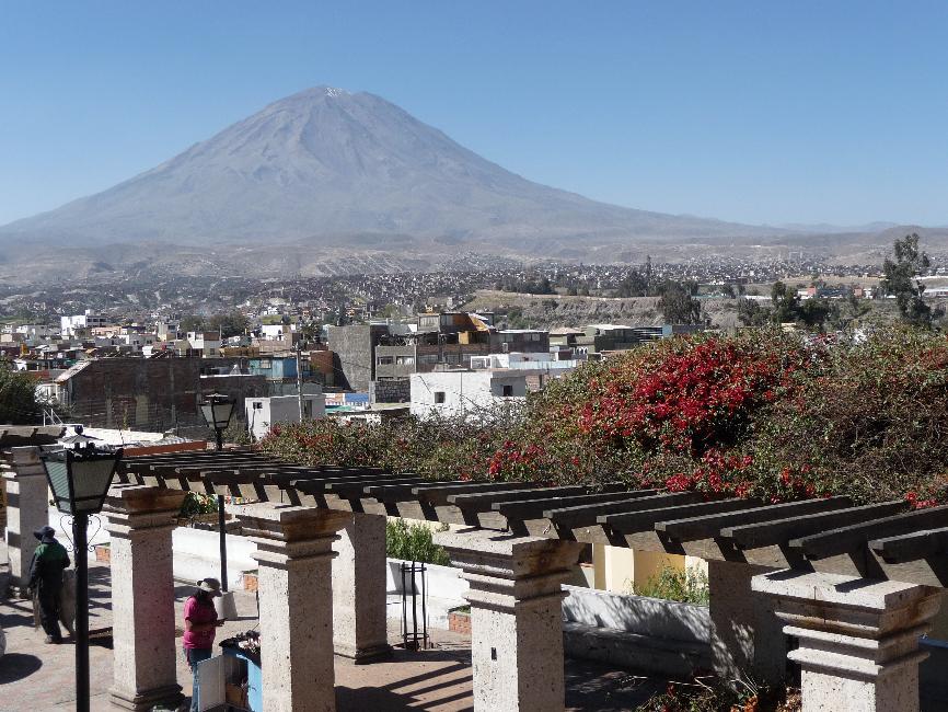 Arequipa ; vue sur le Misti