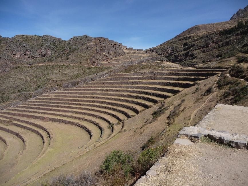Ruines de Pisac ; terrasses