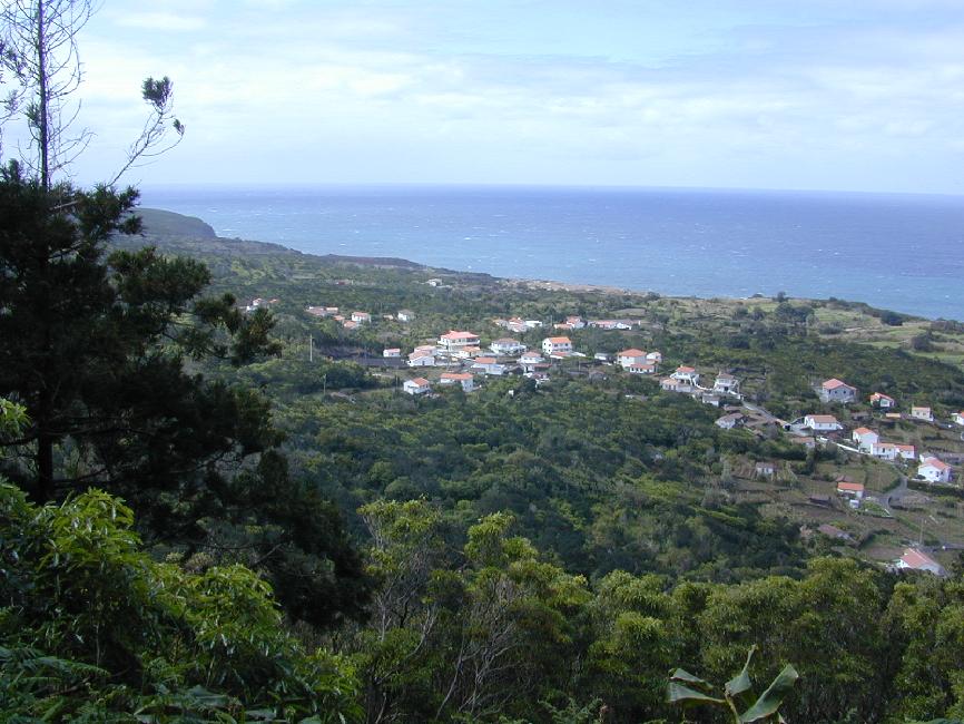 Vue vers Praia do Norte