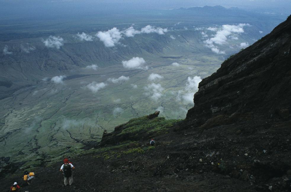 La redescente : dur pour les genoux !