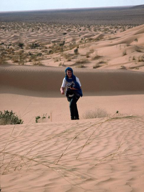 La plage à perte de vue, mais sans la mer... 
