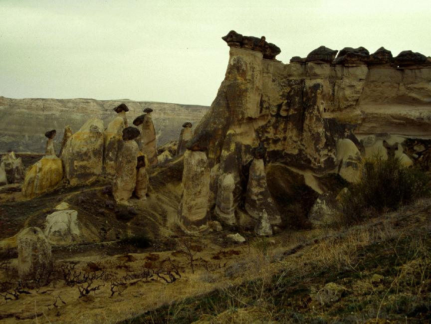 Cavusin : cheminées de fée