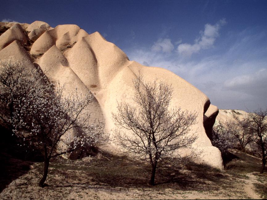 Figures de géométrie dans les falaises de tuf 